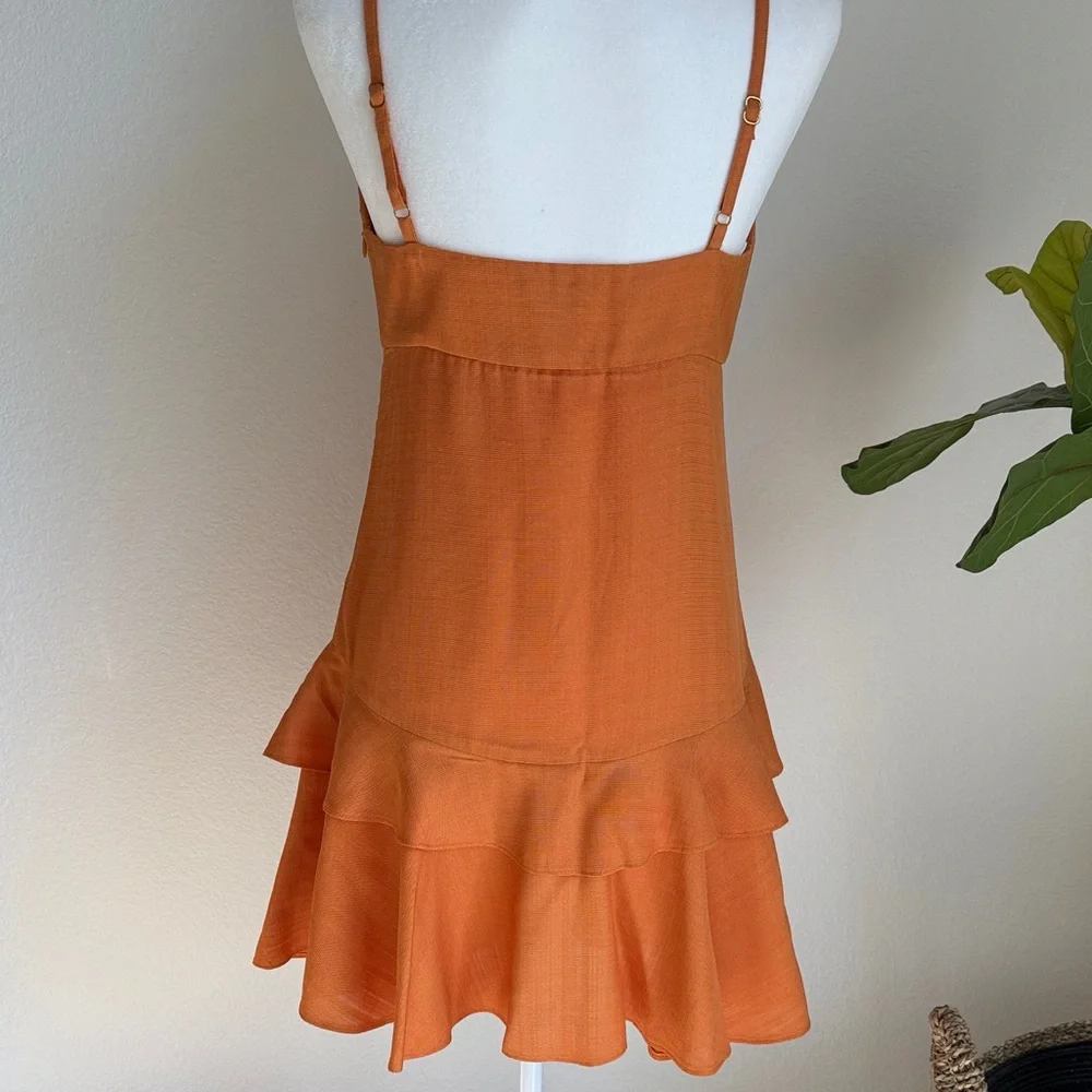 SANDRO Ruffled mini dress - Picture 6 of 7